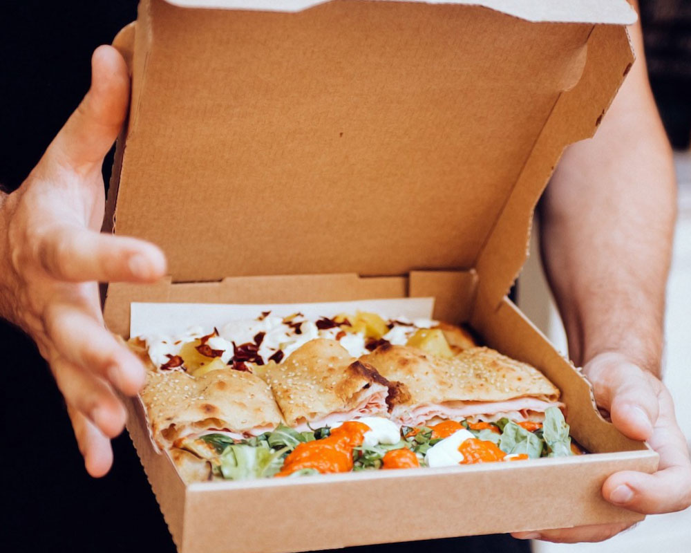 ordini on line cibi e pizza da asporto applicazione